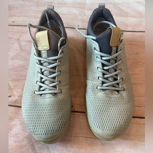 Used ECCO Biom Cool Pro Golf Shoes Men’s Size 7  Gore-Tex Grey/Blue 40